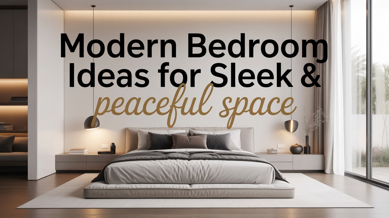 Modern Bedroom Ideas for a Sleek & Peaceful Space