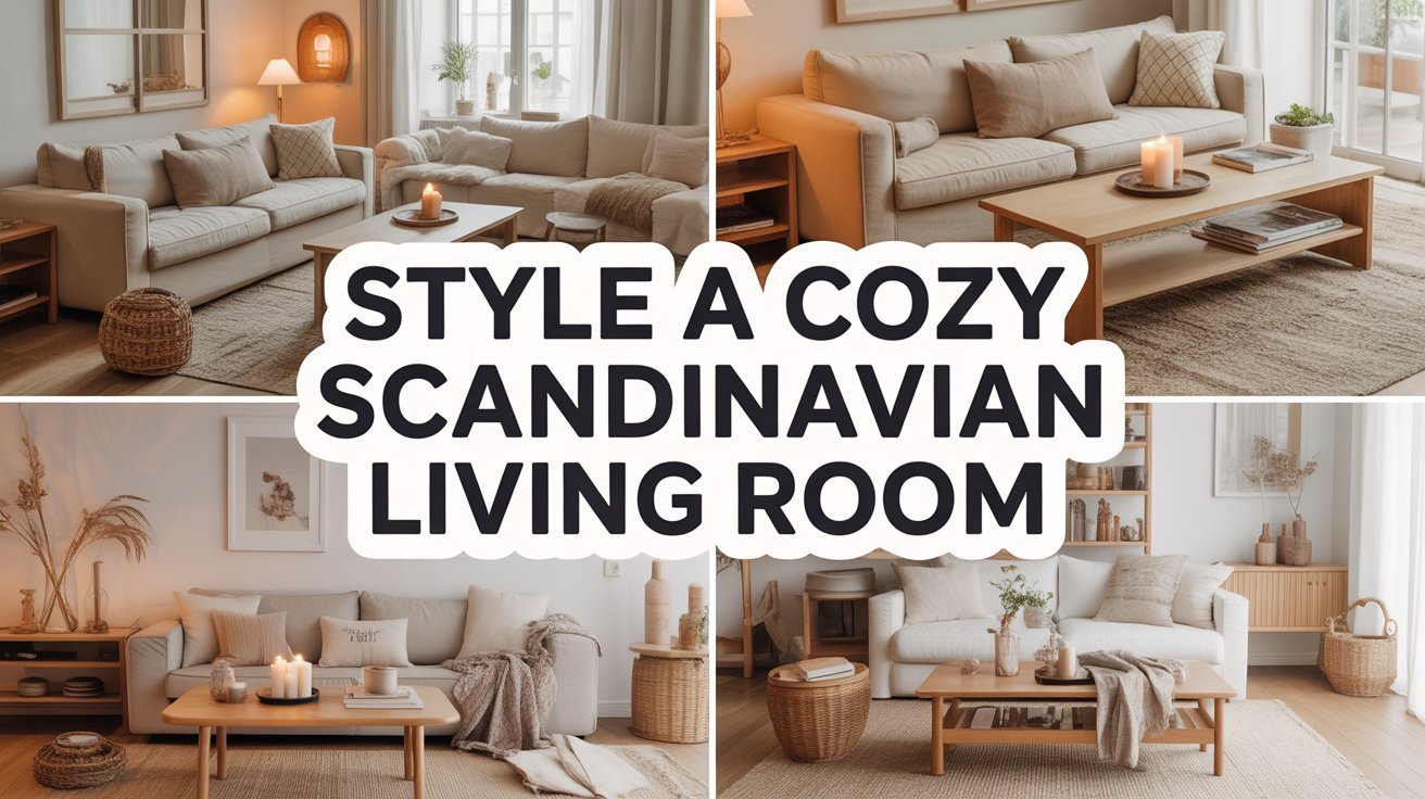 Style a Cozy Scandinavian Living Room