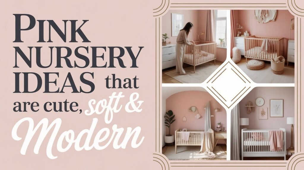 Pink Nursery Ideas That Are Cute, Soft & Modern