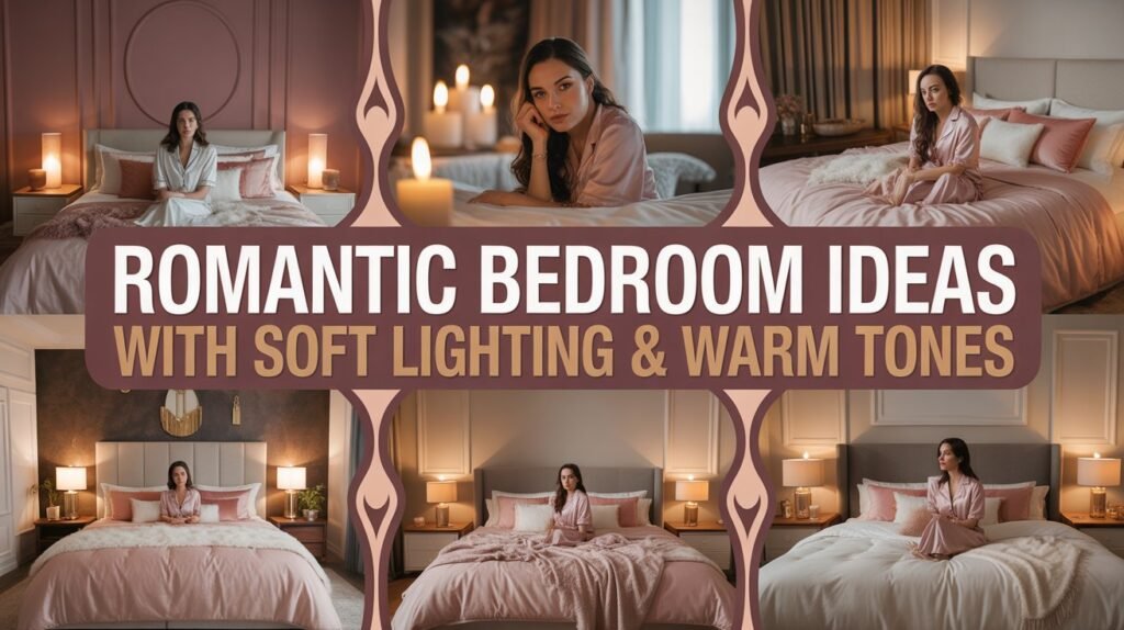 Romantic Bedroom Ideas with Soft Lighting & Warm Tones